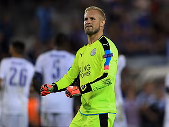 Leicester City goalkeeper Kasp...