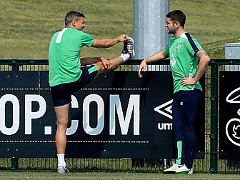 Robbie Brady and Jon Walters h...