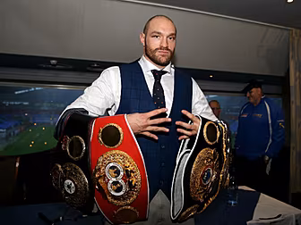 Tyson Fury vacates WBO and WBA...