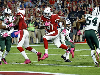 David Johnson rushes for three...