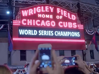 WATCH: Cubs fans breaking down...