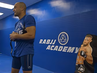 WATCH: Eddie Alvarez warms up...
