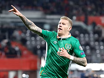 James McClean sends Ireland to...