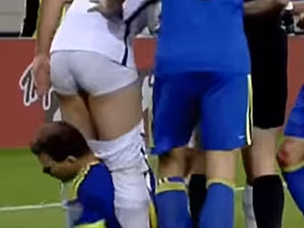 WATCH: Edin Dzeko sees red for...