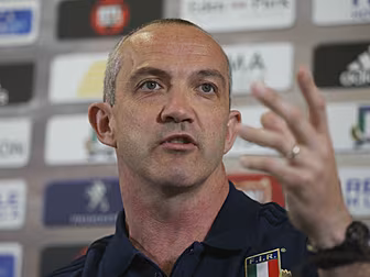 Italy head coach Conor O'S...