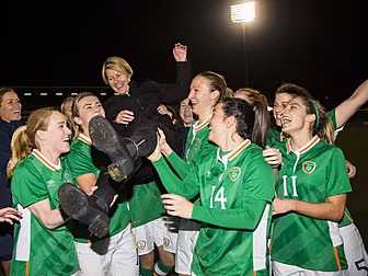 Ireland head coach Sue Ronan s...