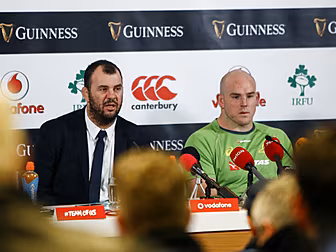 Michael Cheika salutes Ireland...