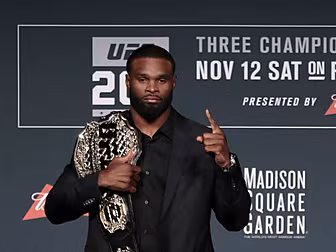 WATCH: Tyron Woodley offers to...