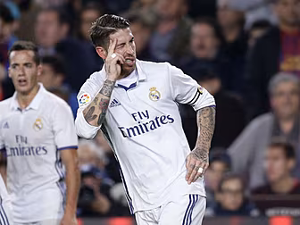 Sergio Ramos strikes late to s...