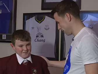 WATCH: Seamus Coleman surprise...