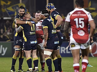 Clermont's Etienne Falgoux...
