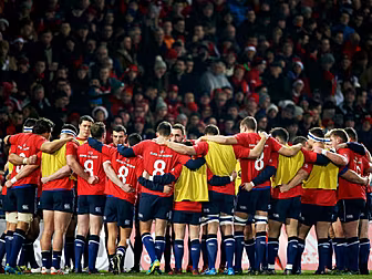 Leinster warm-up in red ahead...