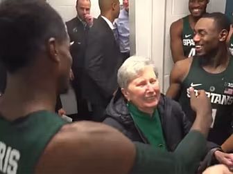 WATCH: College basketball coac...