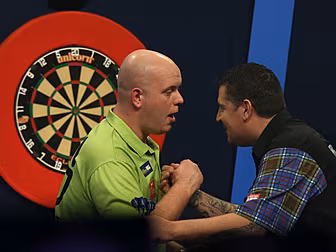 Van Gerwen and Anderson feelin...