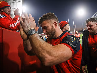Munster dealt Darren Sweetnam...