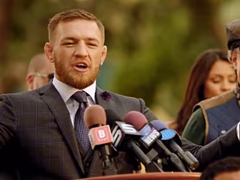 WATCH: Conor McGregor tries hi...