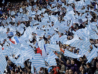 Racing 92 and their supporters...