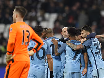 Manchester City hit high notes...