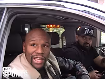 WATCH: Floyd Mayweather scoffs...