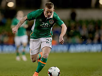 Ireland's Jonny Hayes only...