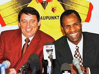 Watford legend Luther Blissett...
