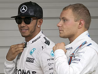 Valtteri Bottas joins Lewis Ha...