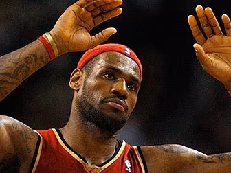 LeBron James hits record point...