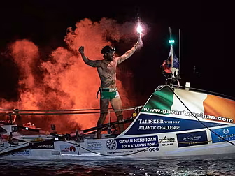 Gavan Hennigan breaks Atlantic...