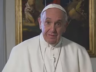WATCH: Pope Francis preaches i...