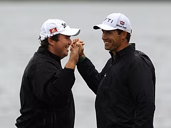 Shane Lowry teases a passenger...
