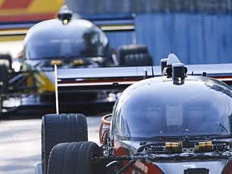 First-ever driverless race end...