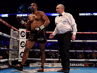 David Haye discharged from hos...