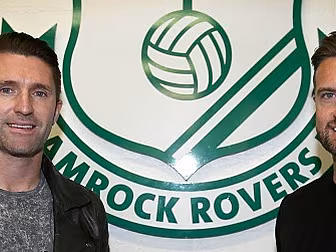 Robbie Keane trains with Shamr...