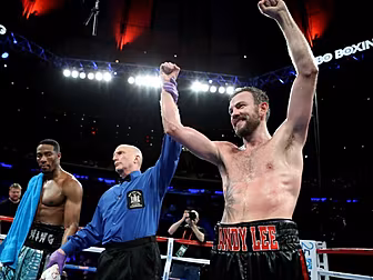 Father-to-be Andy Lee returns...