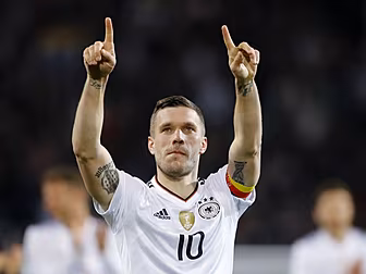 Podolski winner against Englan...
