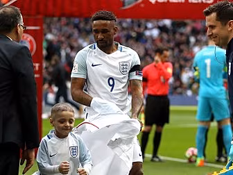 WATCH: Bradley Lowery led out...