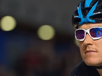 Team Sky's Geraint Thomas...