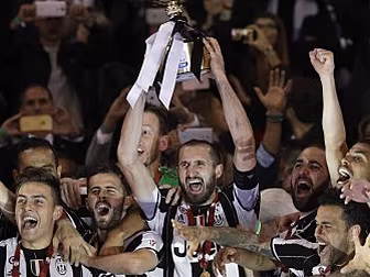 Juventus win Coppa Italia for...