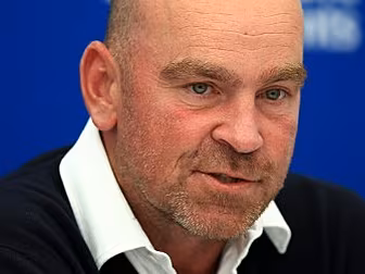 Ryder Cup captain Thomas Bjorn...
