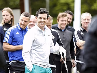 Rory McIlroy issues good luck...