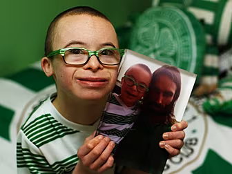 Young Celtic superfan Jay Beat...