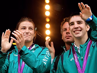 TWEETS: Paddy Barnes applauds...