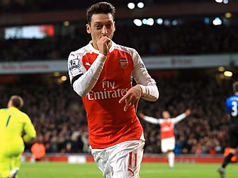 Arsenal Mesut Ozil's named...