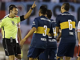 Five players sent off in a ...