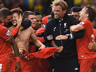 WATCH: Jürgen Klopp celebratin...