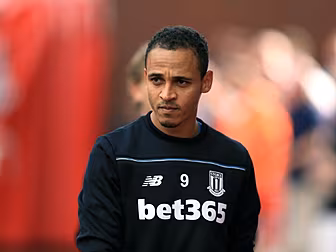 Peter Odemwingie misses Stoke...