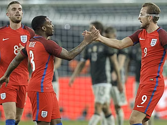Harry Kane turns on the style...