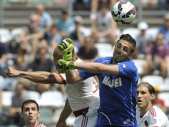 Italian goalkeeper with one of...