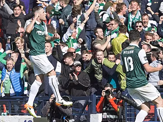 Hibs beats Rangers in Scottish...