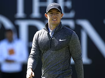 Rory McIlroy is happy with his...